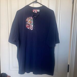 Disneyland Vintage Navy Blue Graphic Shirt